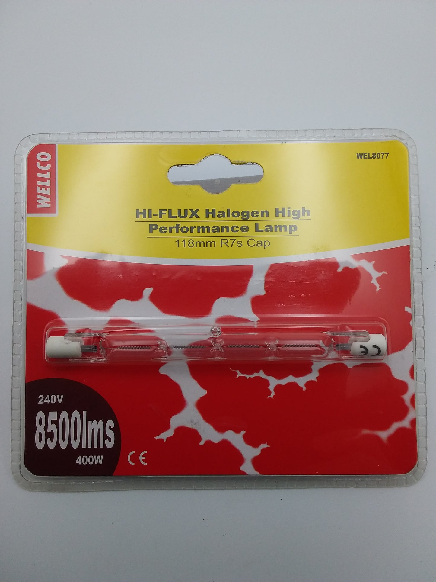 117mm R7S cap halogen lamp