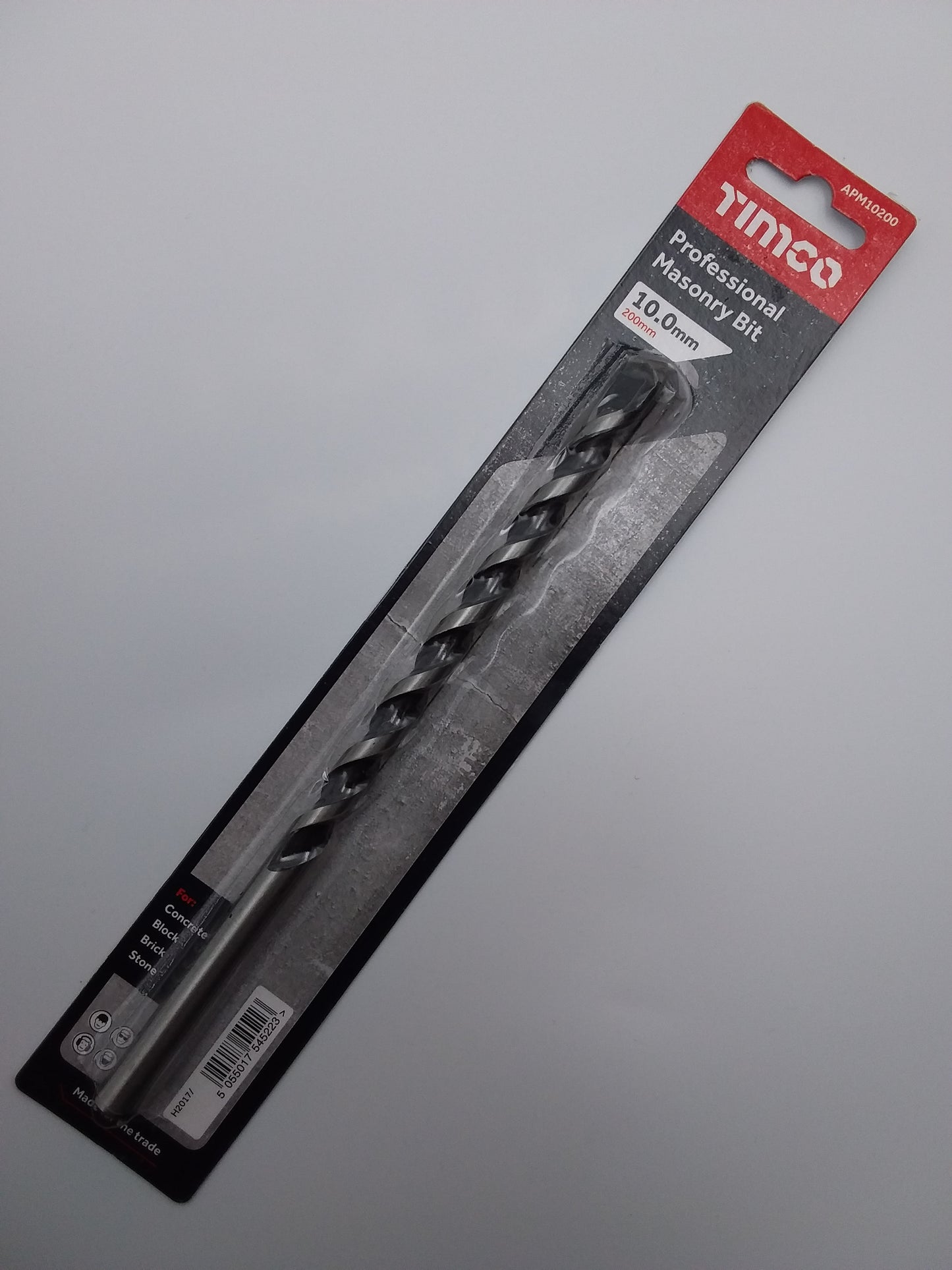 11mm professional masonry drill bit with the brand name Timco visible on the packaging.