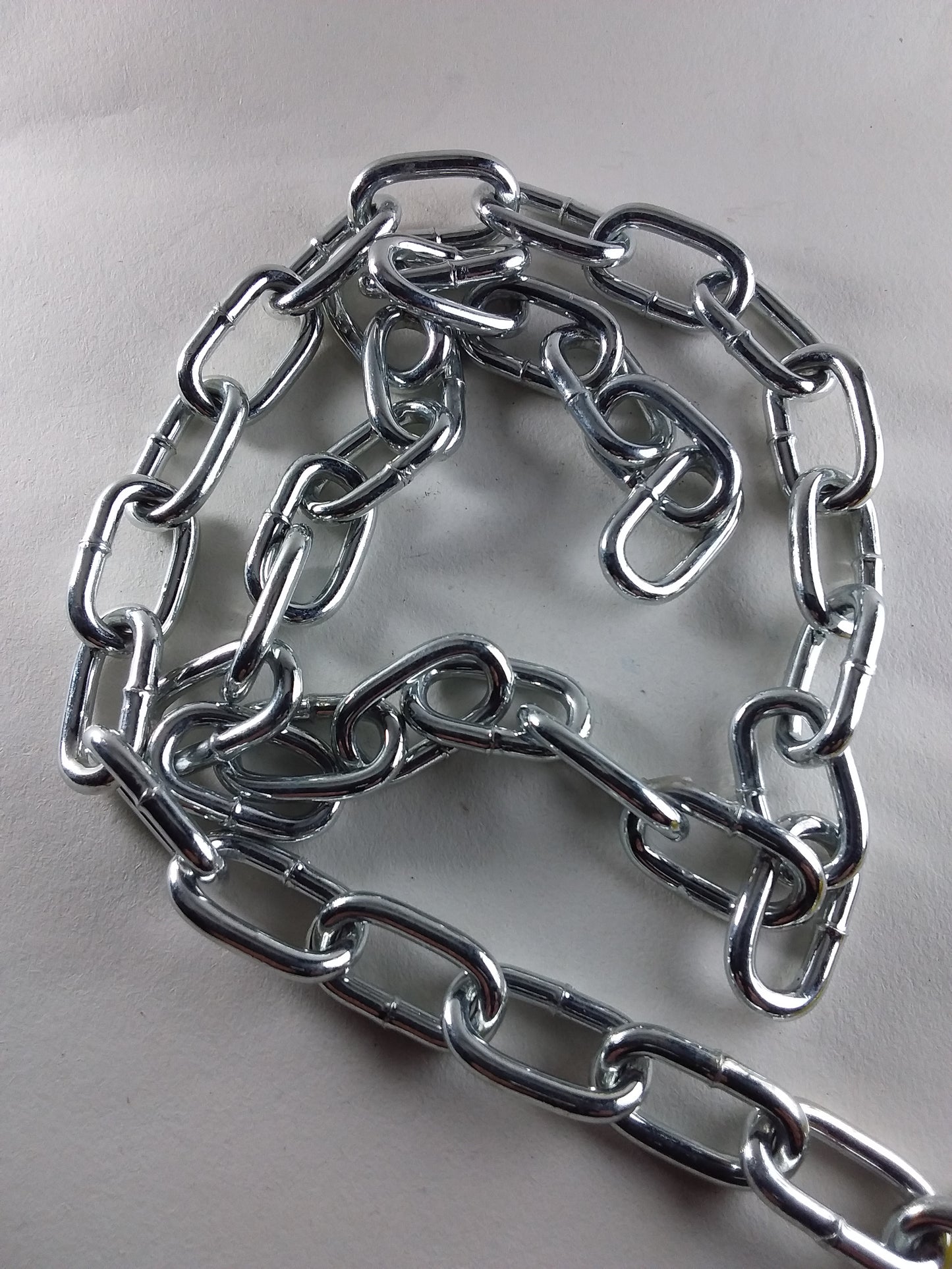 1/2" chain silver ovel p/1m.