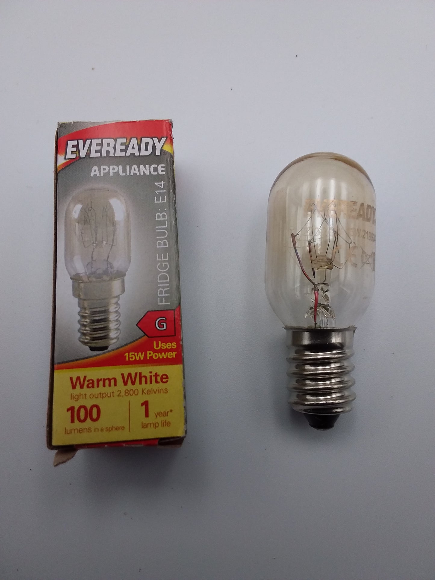15W/E14 Frige bulb Pk2 non returnable