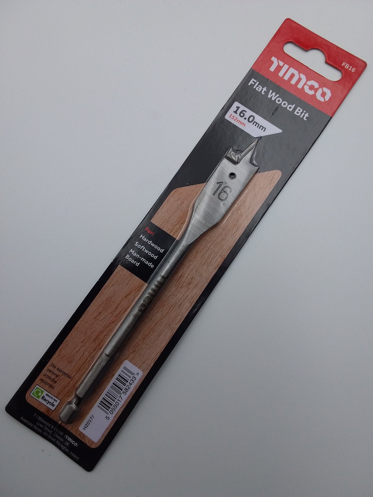 16mm Flat wood bit