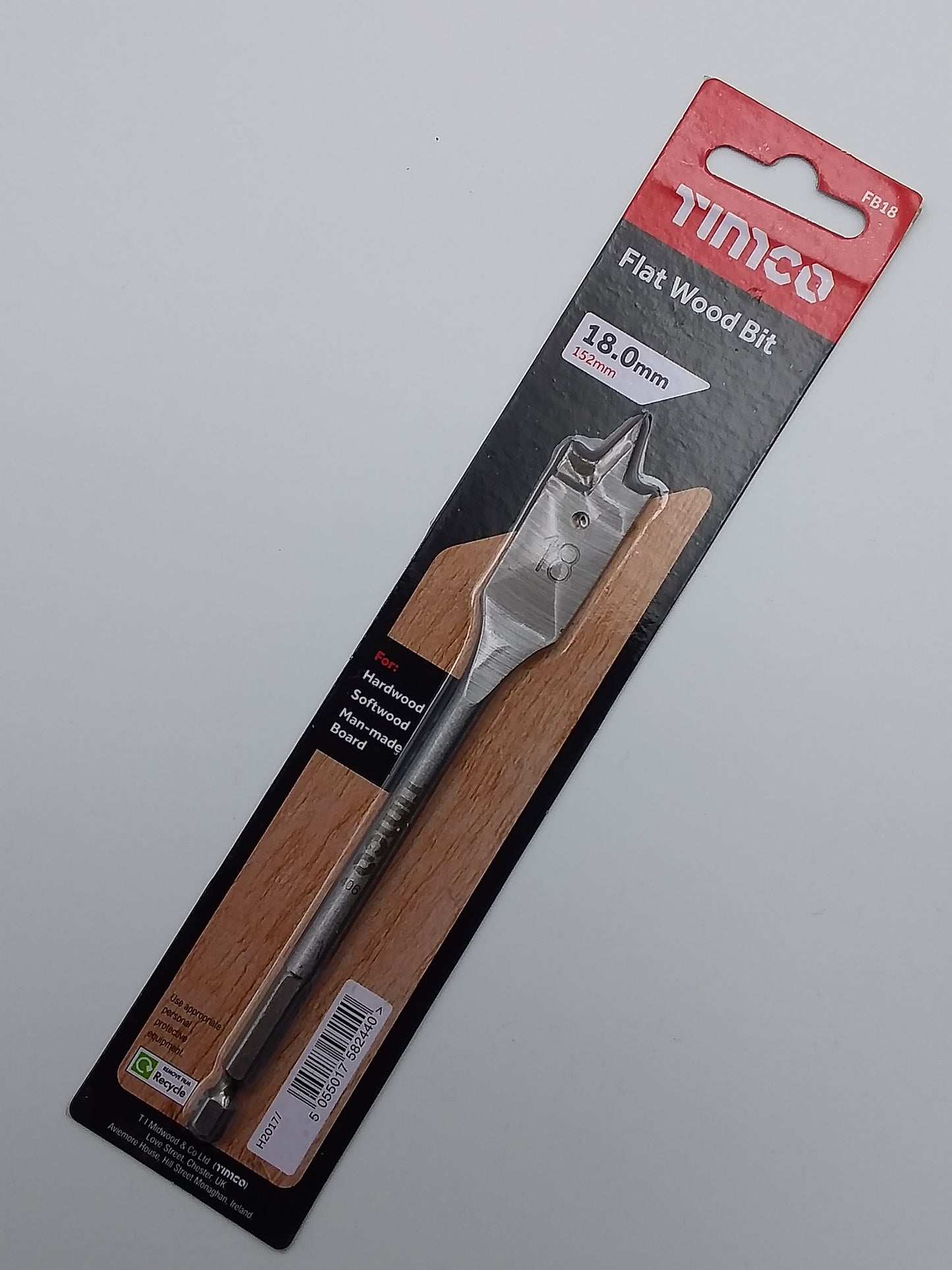 18mm Flat Wood bit