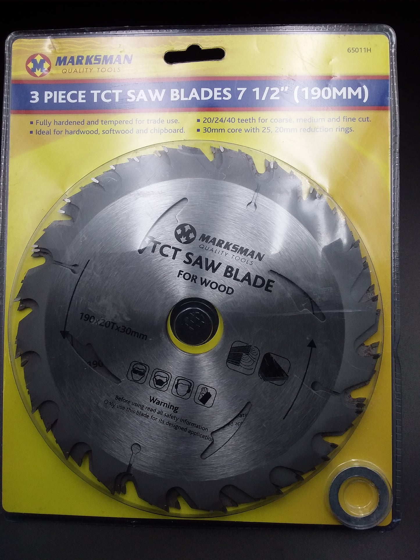 190mm TCT Saw blade qty 3