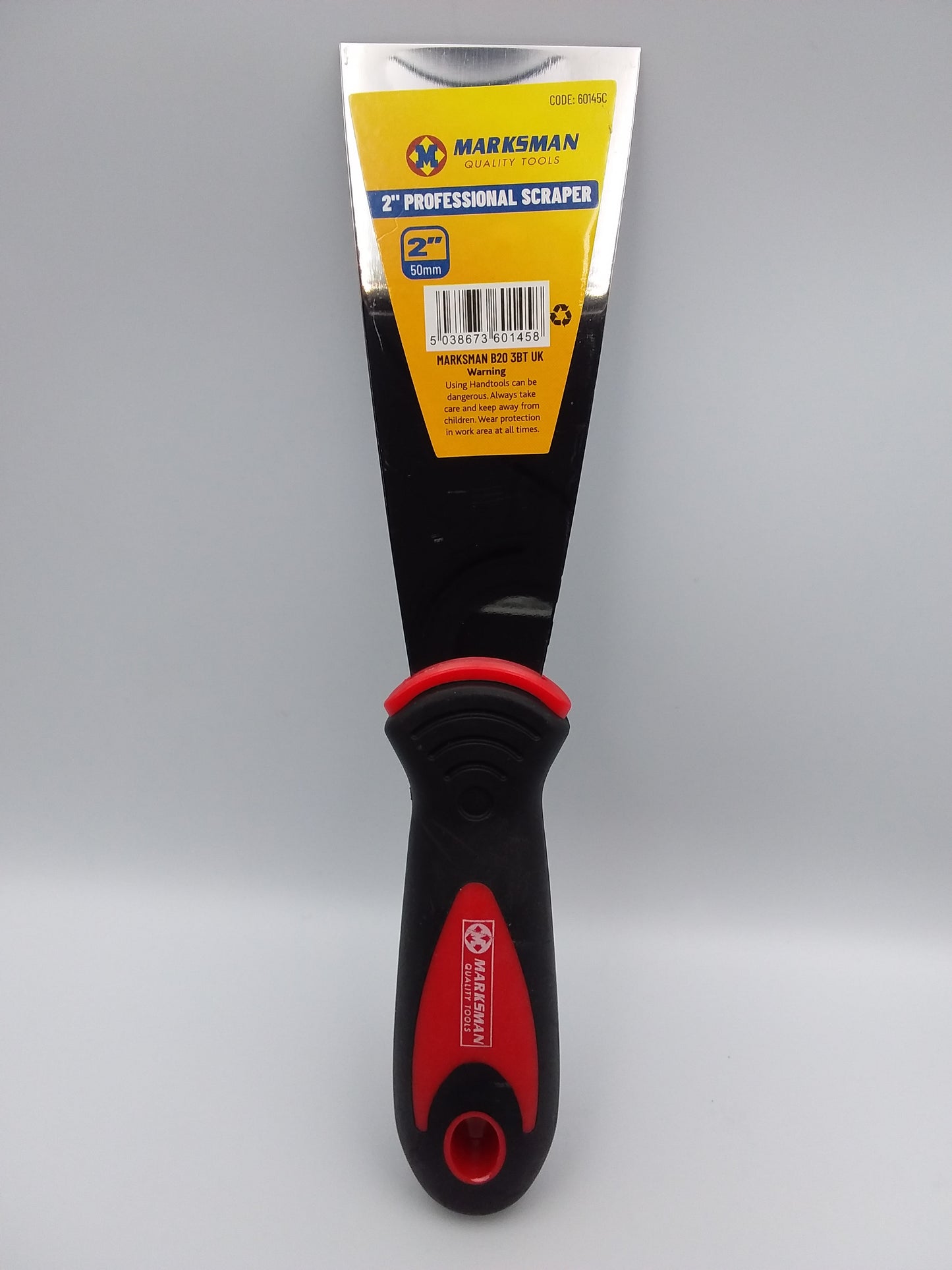 2" Metal scraper with soft grip handle