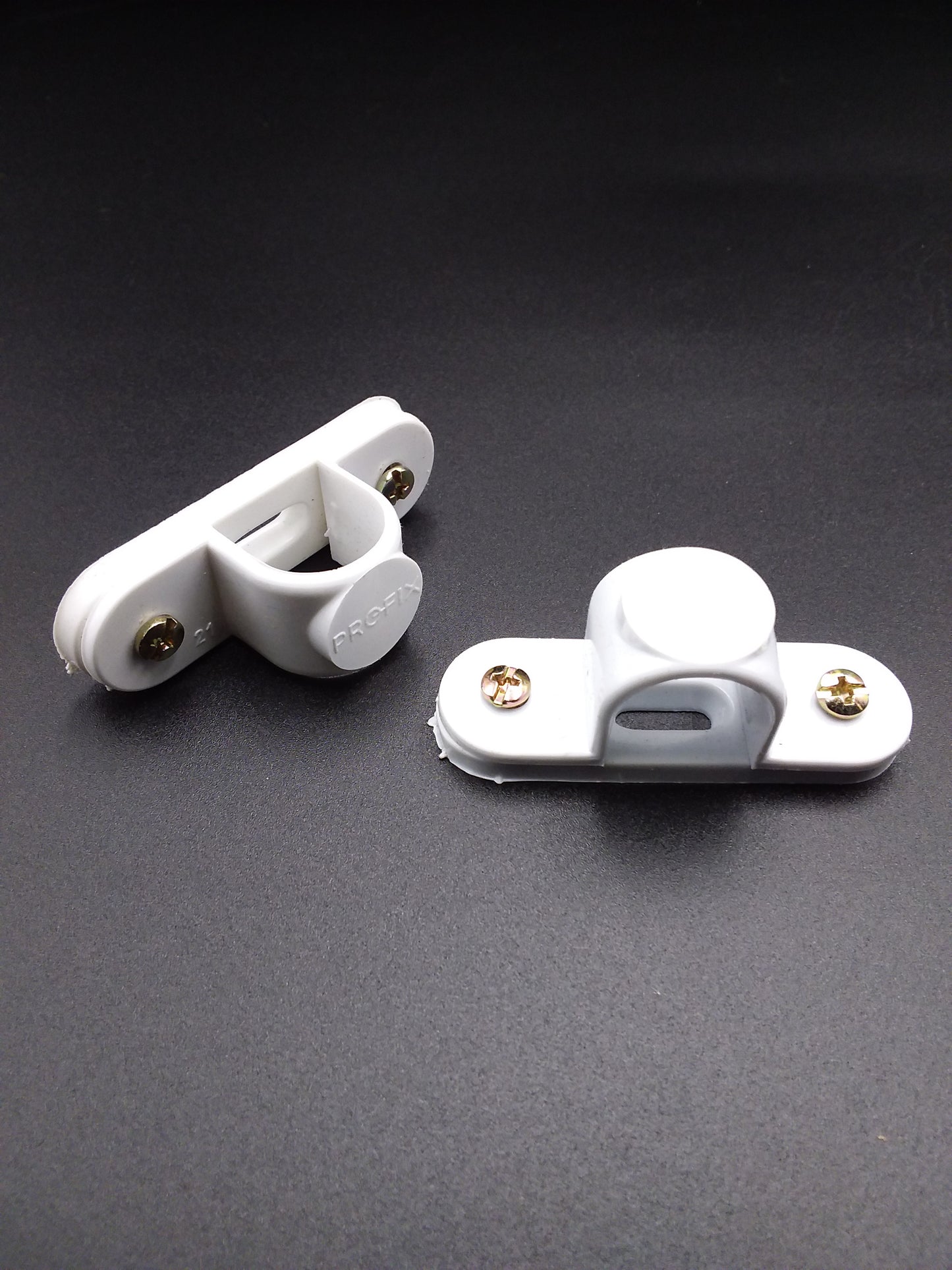 20mm Bar saddle clip white