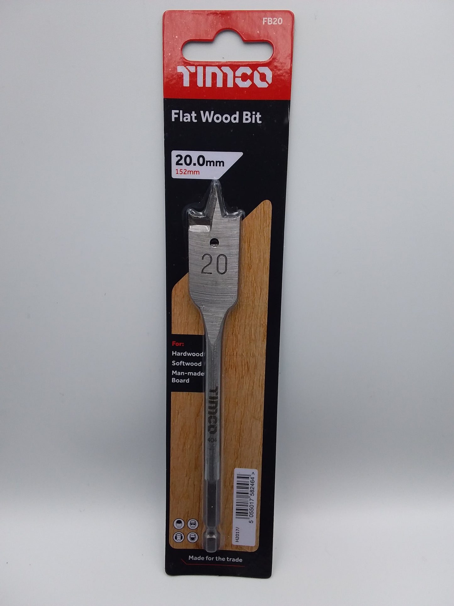 20mm Flat wood bit