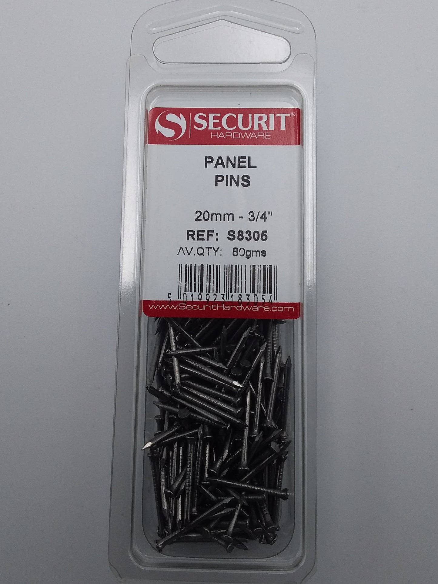 20mm panel pins 80g