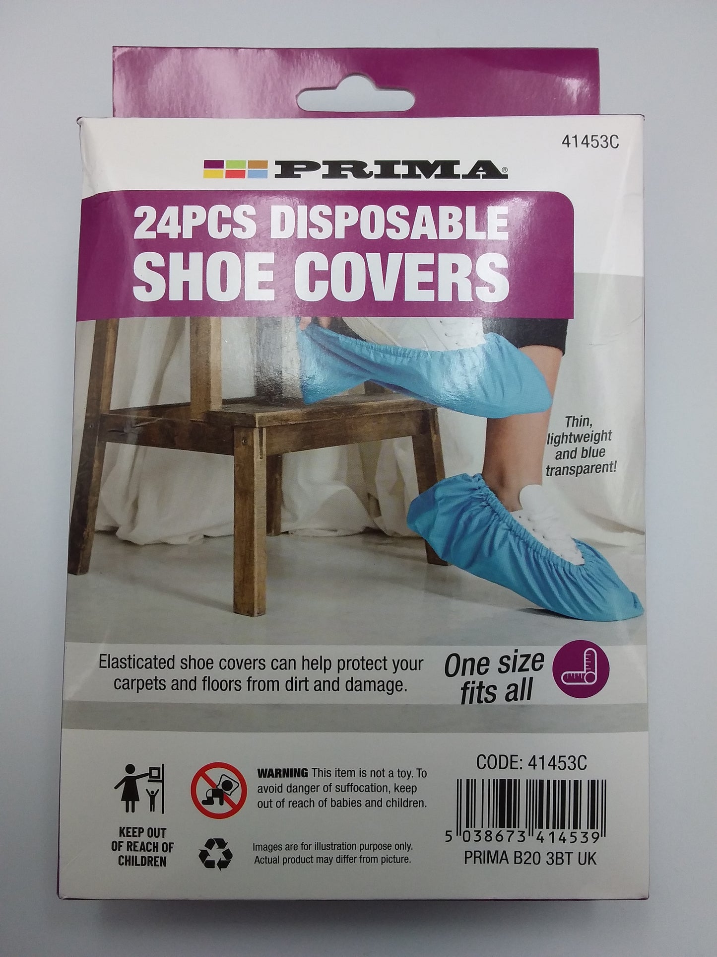 24Pc Disposable shoe cover