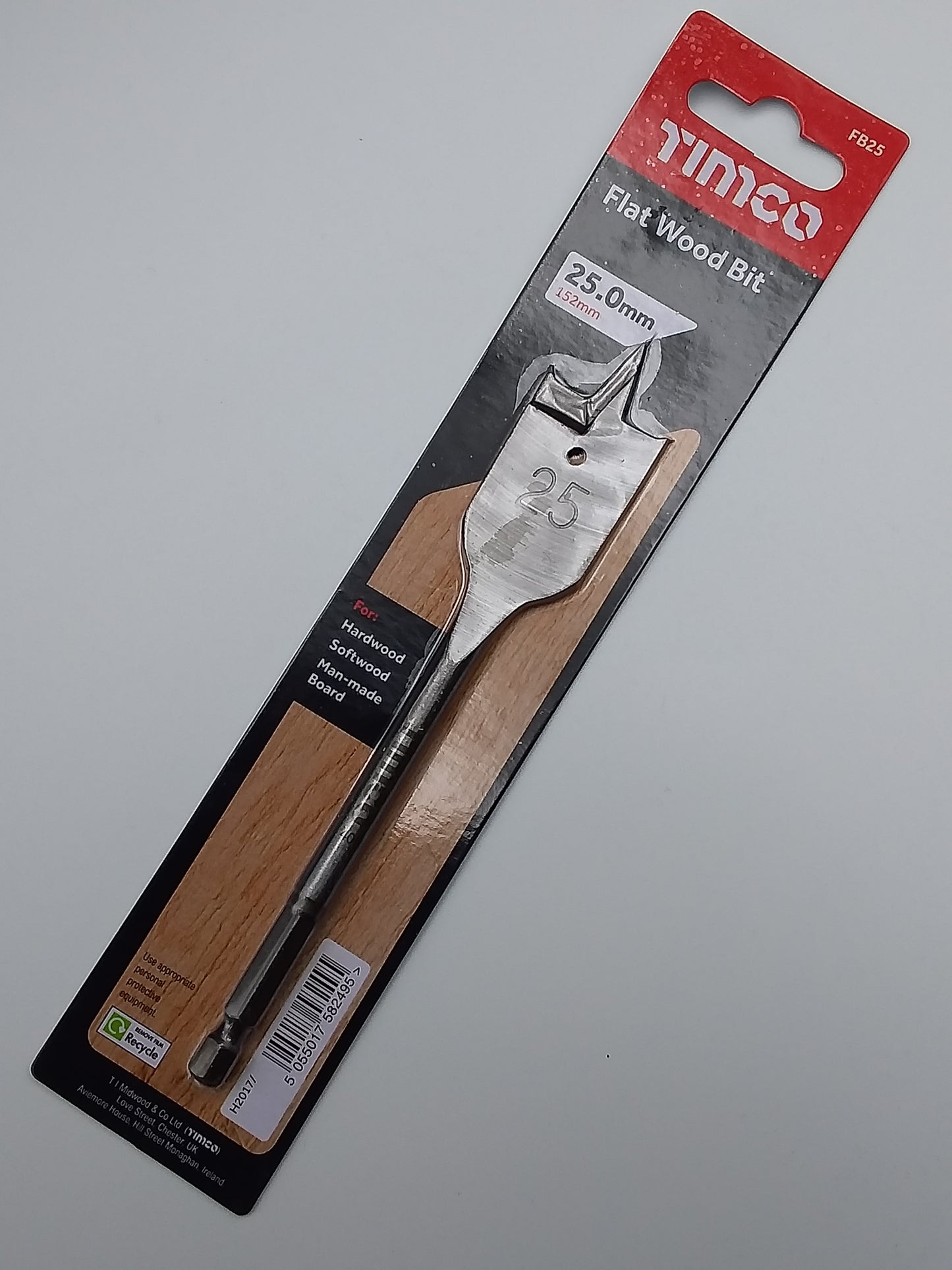 25mm Flat wood bit
