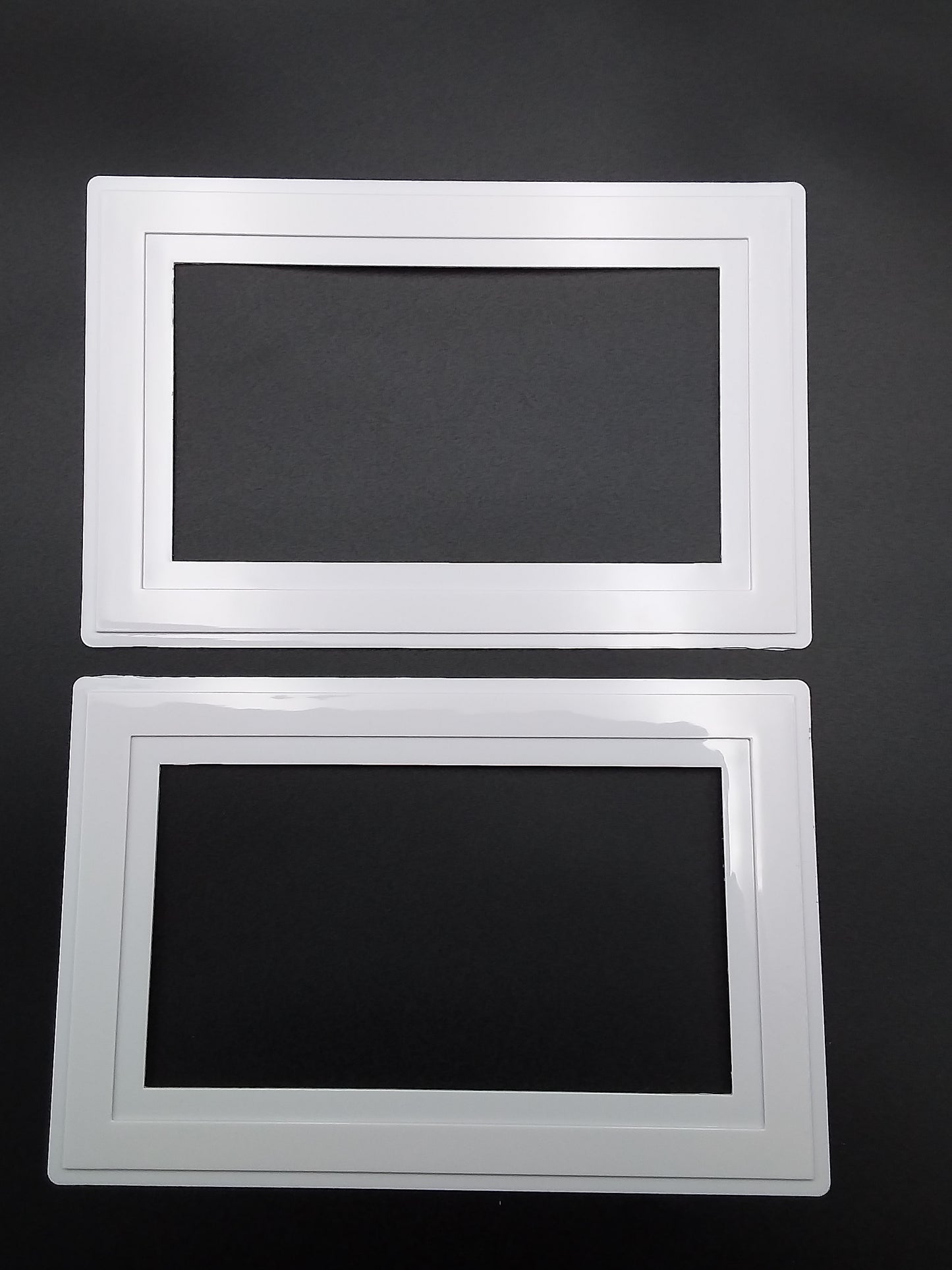2G Finger plate white Pk2