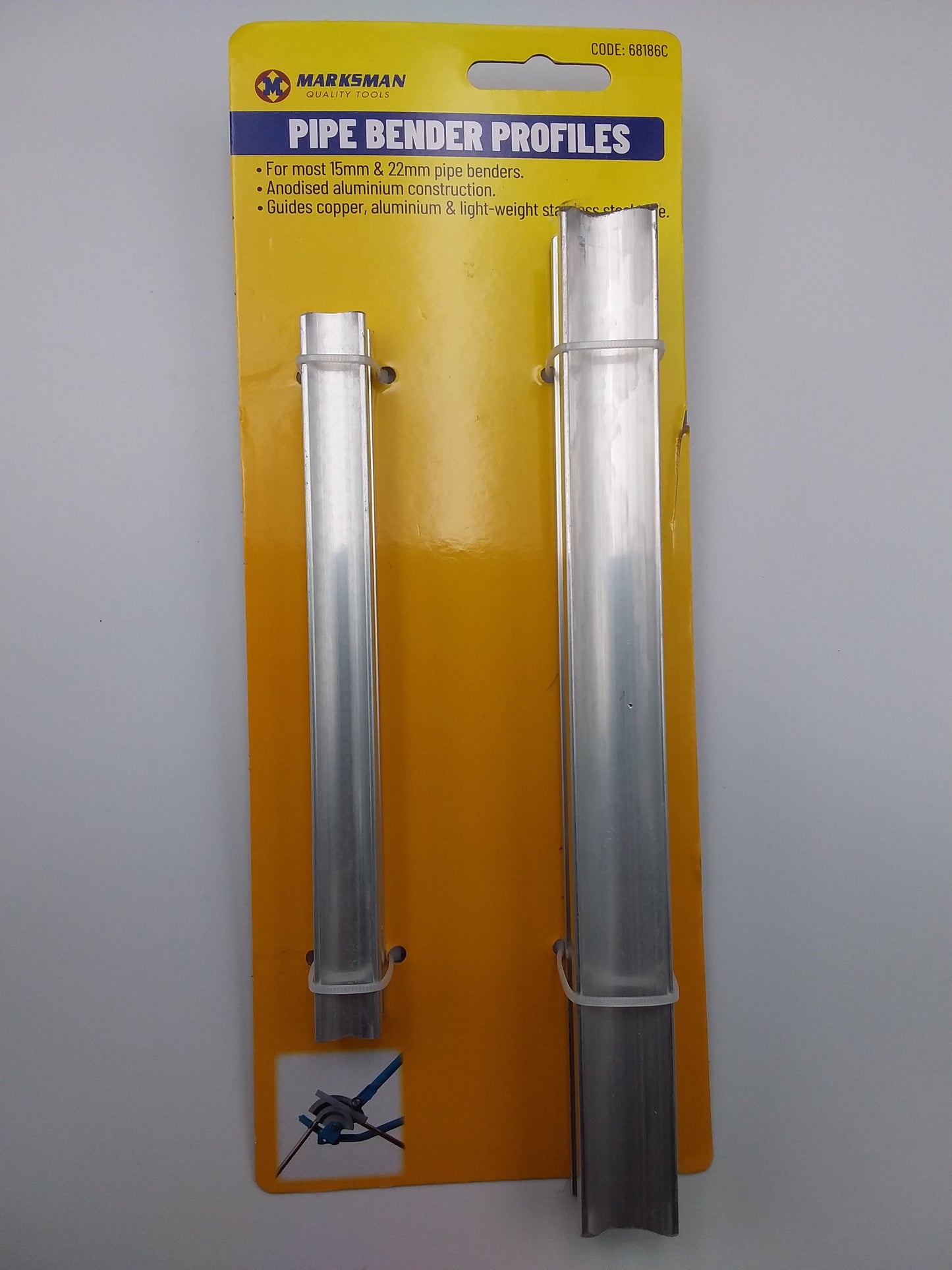 2Pc Pipe bending profil15 & 22mme