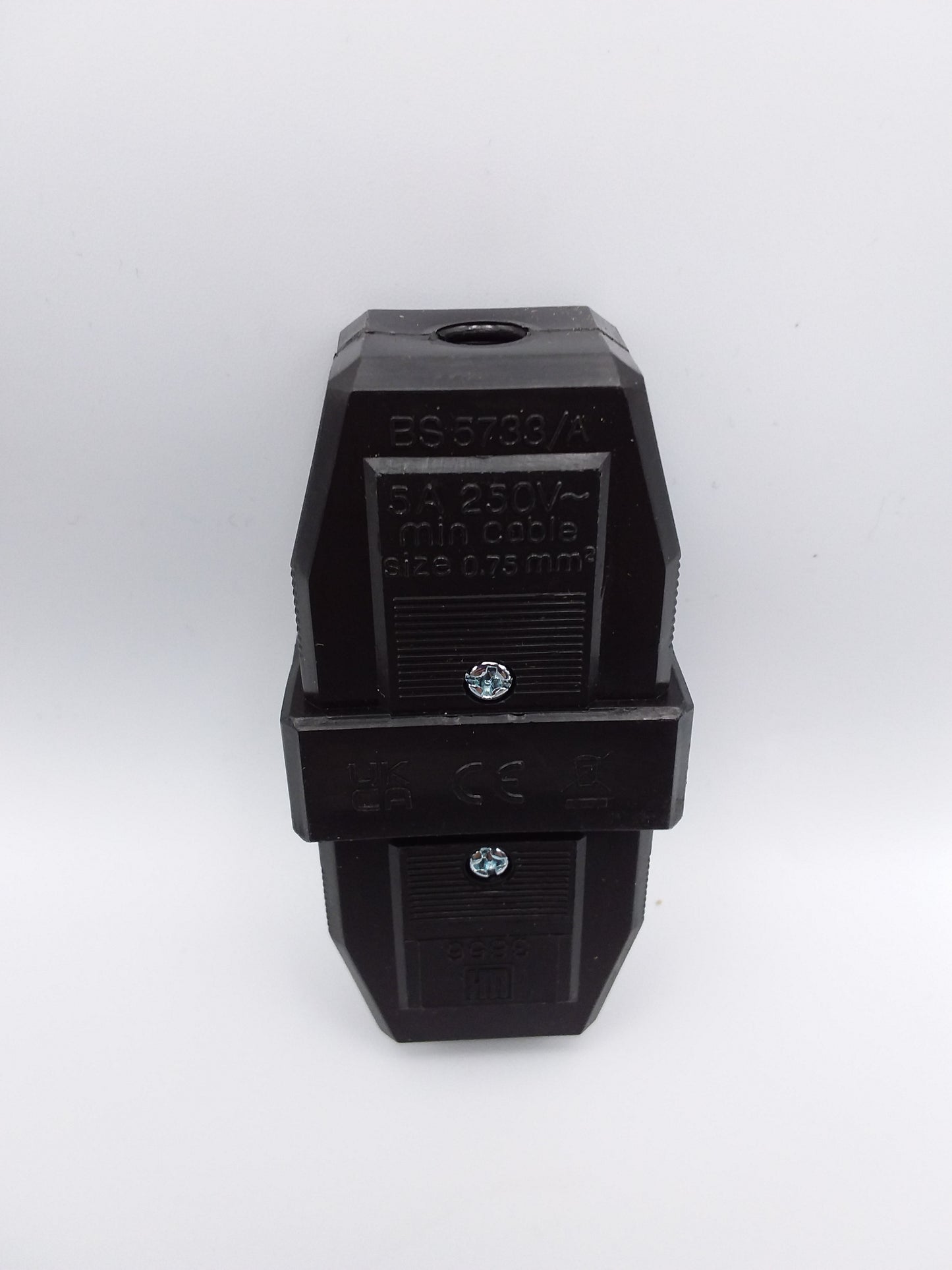 3 Pin flex connector 5Amp black