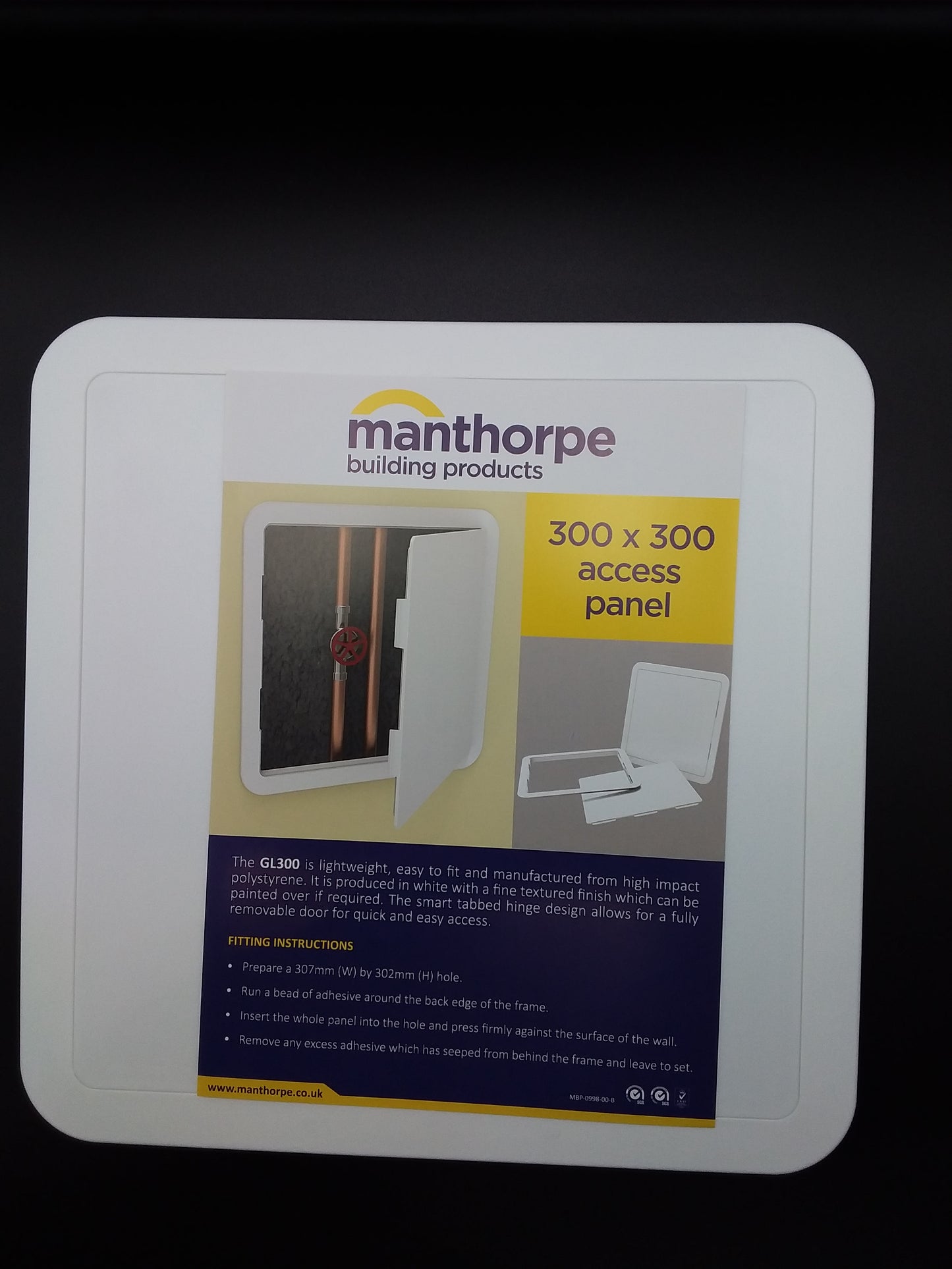 300 x 300mm Access panel