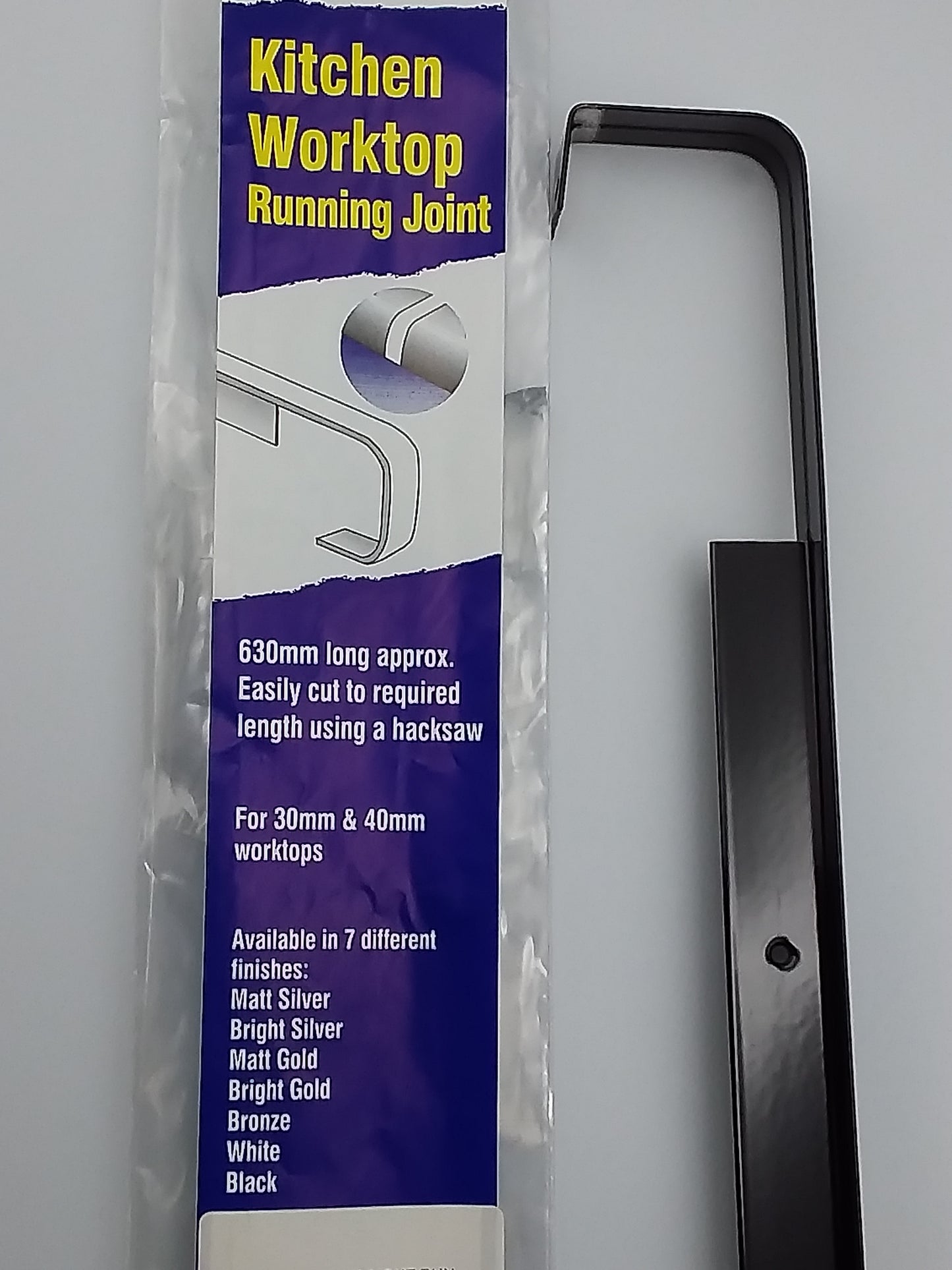 30mm Worktop running joint black