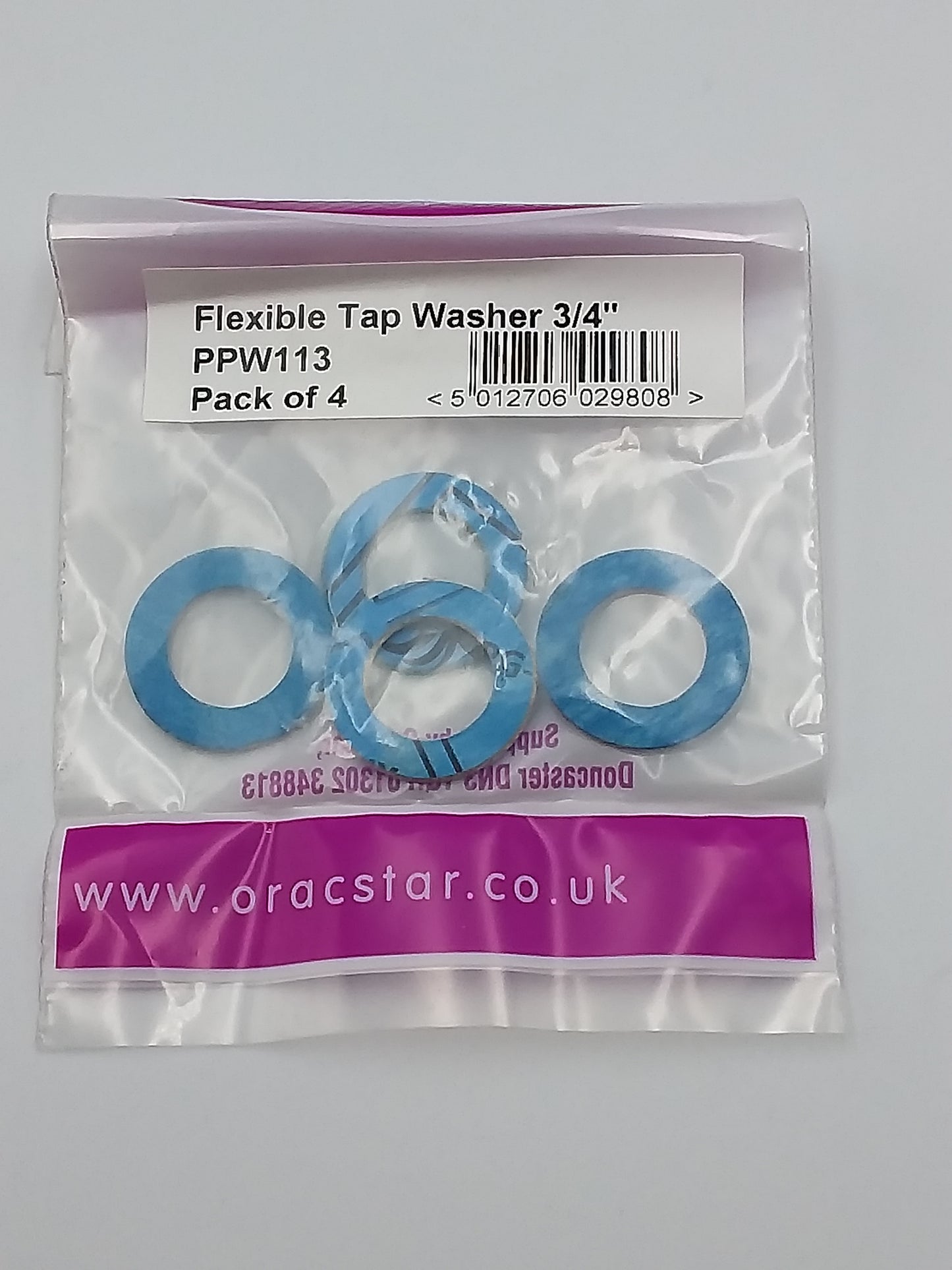 3/4" fibre washer pk4