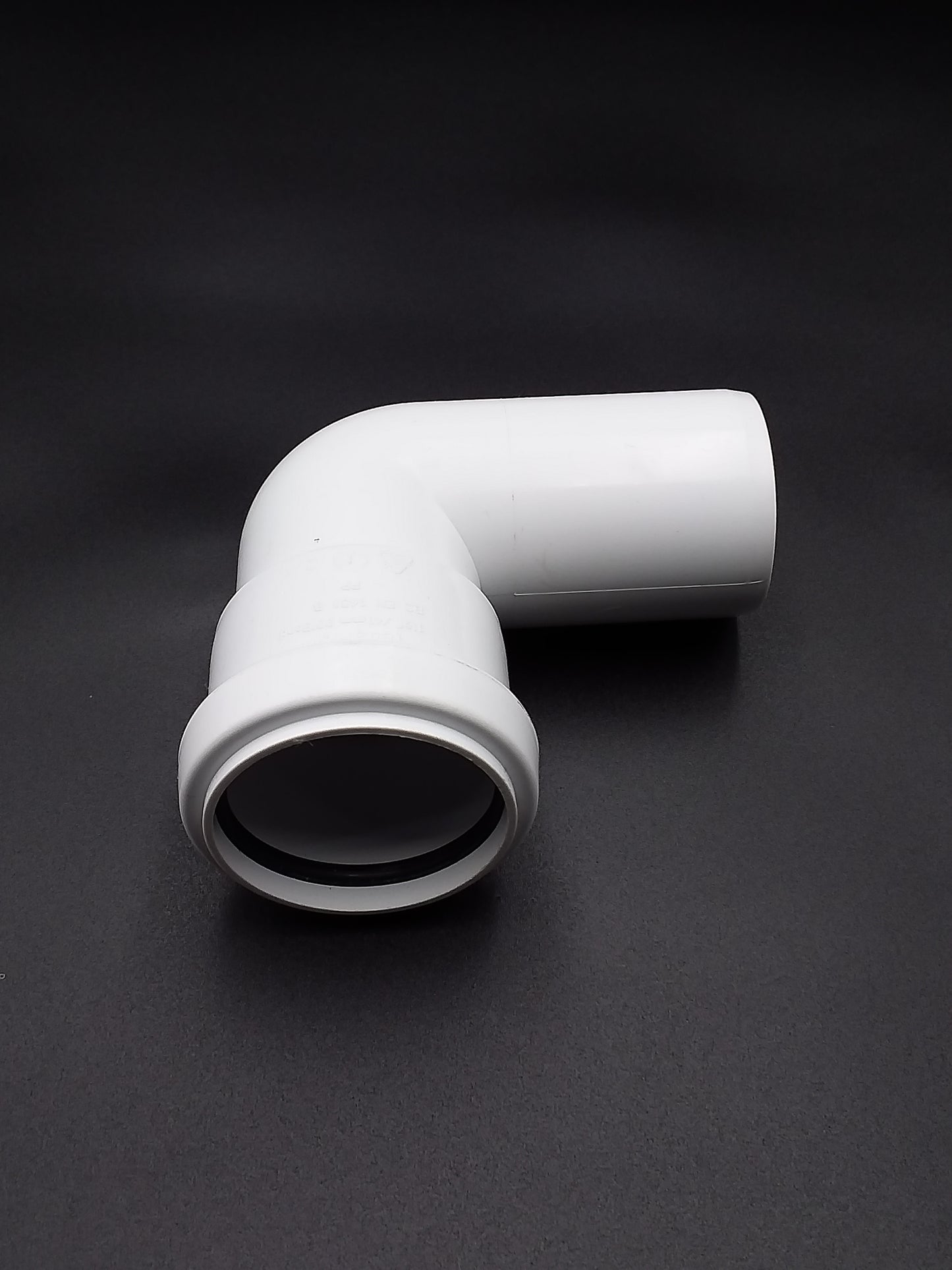 32mm p/f M & F bent white qty1