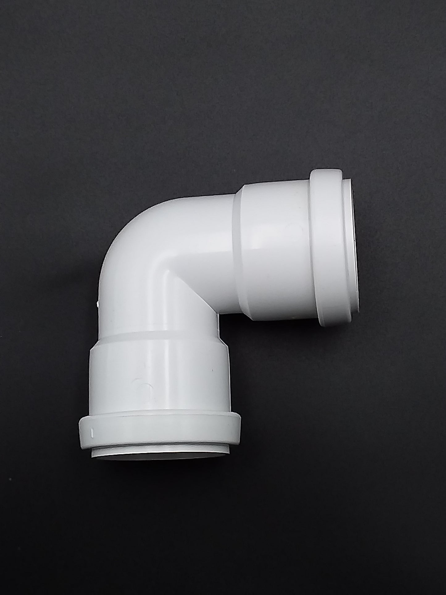 40mm p/f 90d bend white