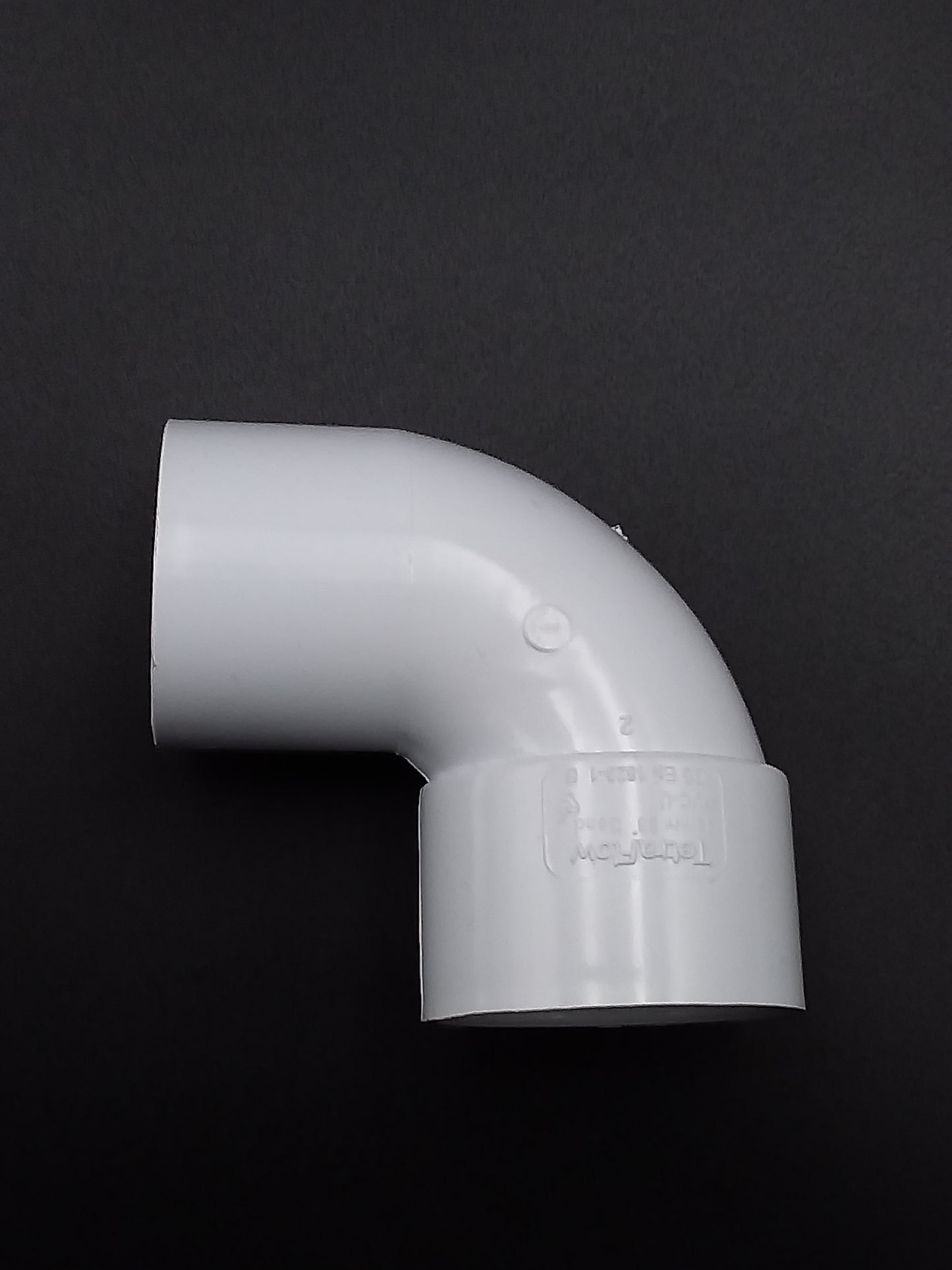 32mm s/w m & f bend white qty1