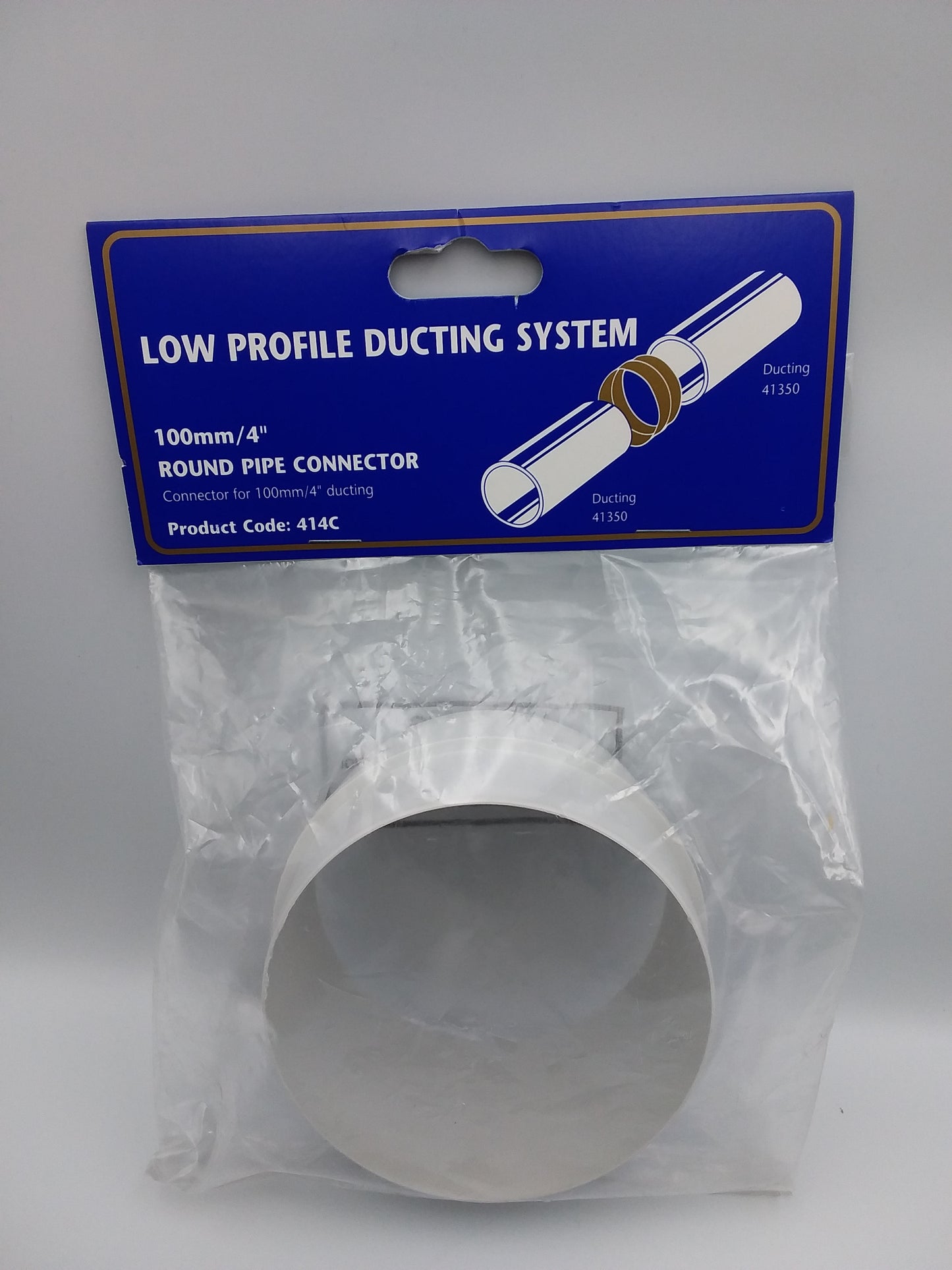 4" Docting connector white