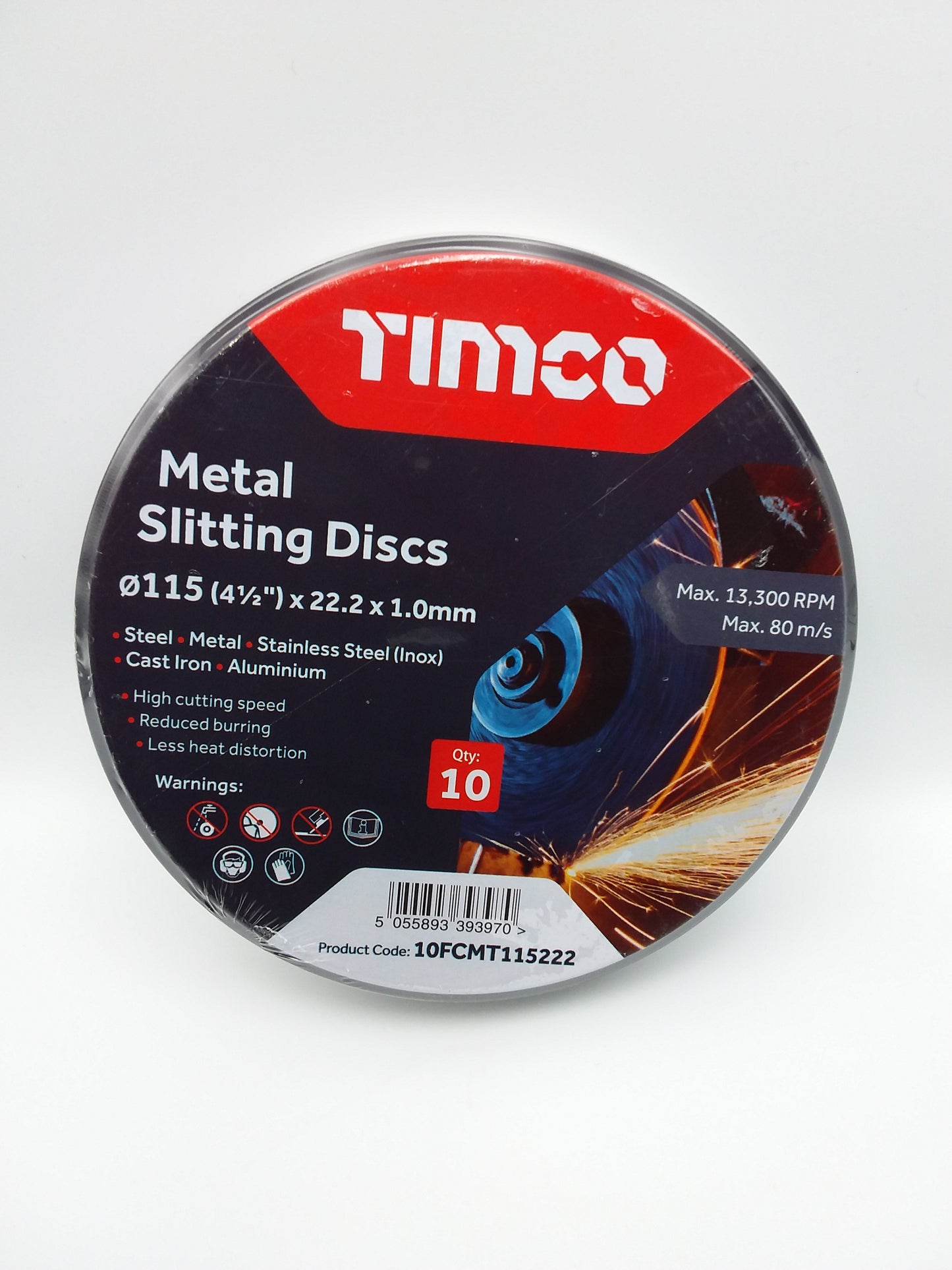 4" Metal cutting disc qty1