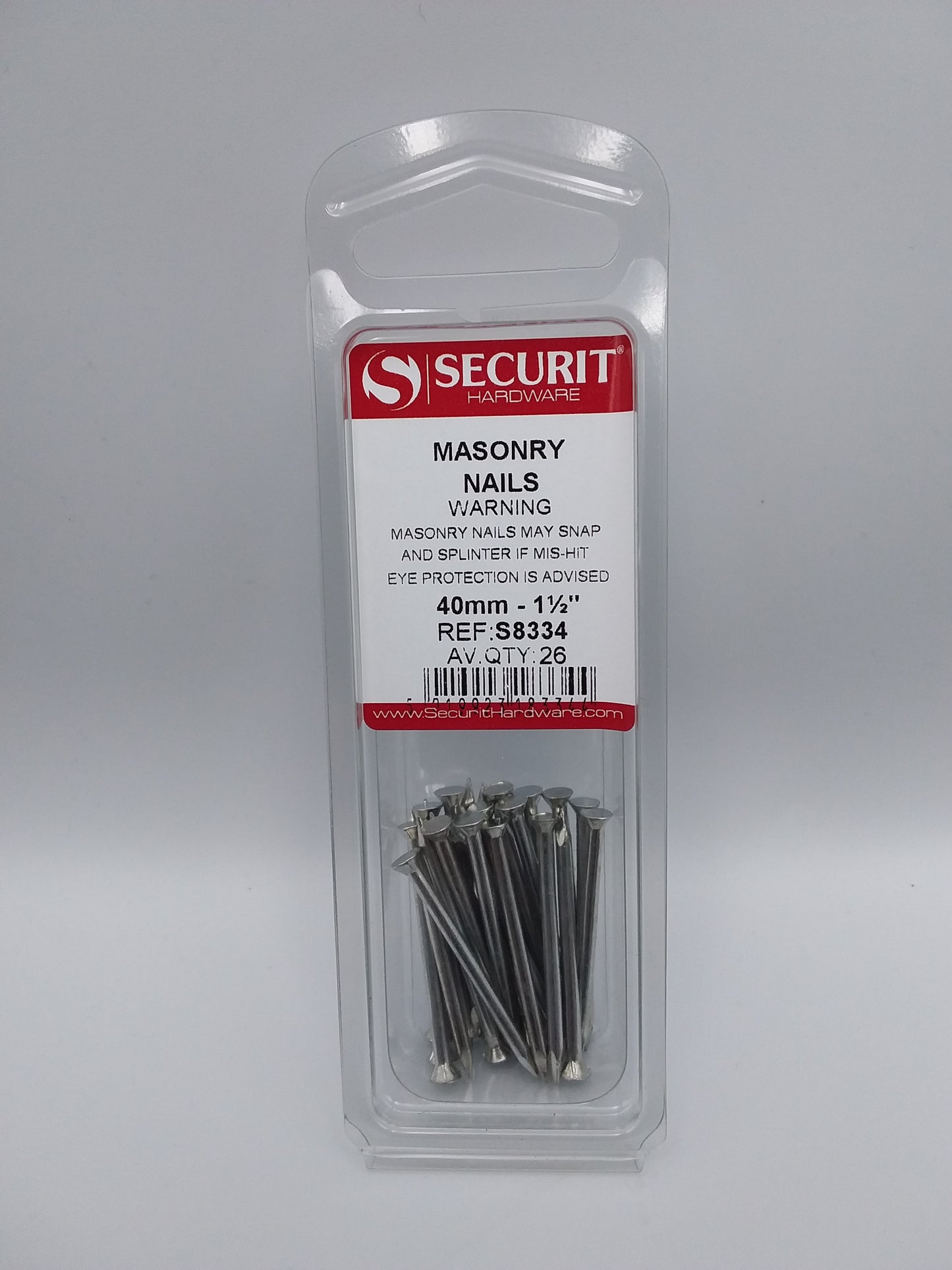 40mm masonry nails qty 36