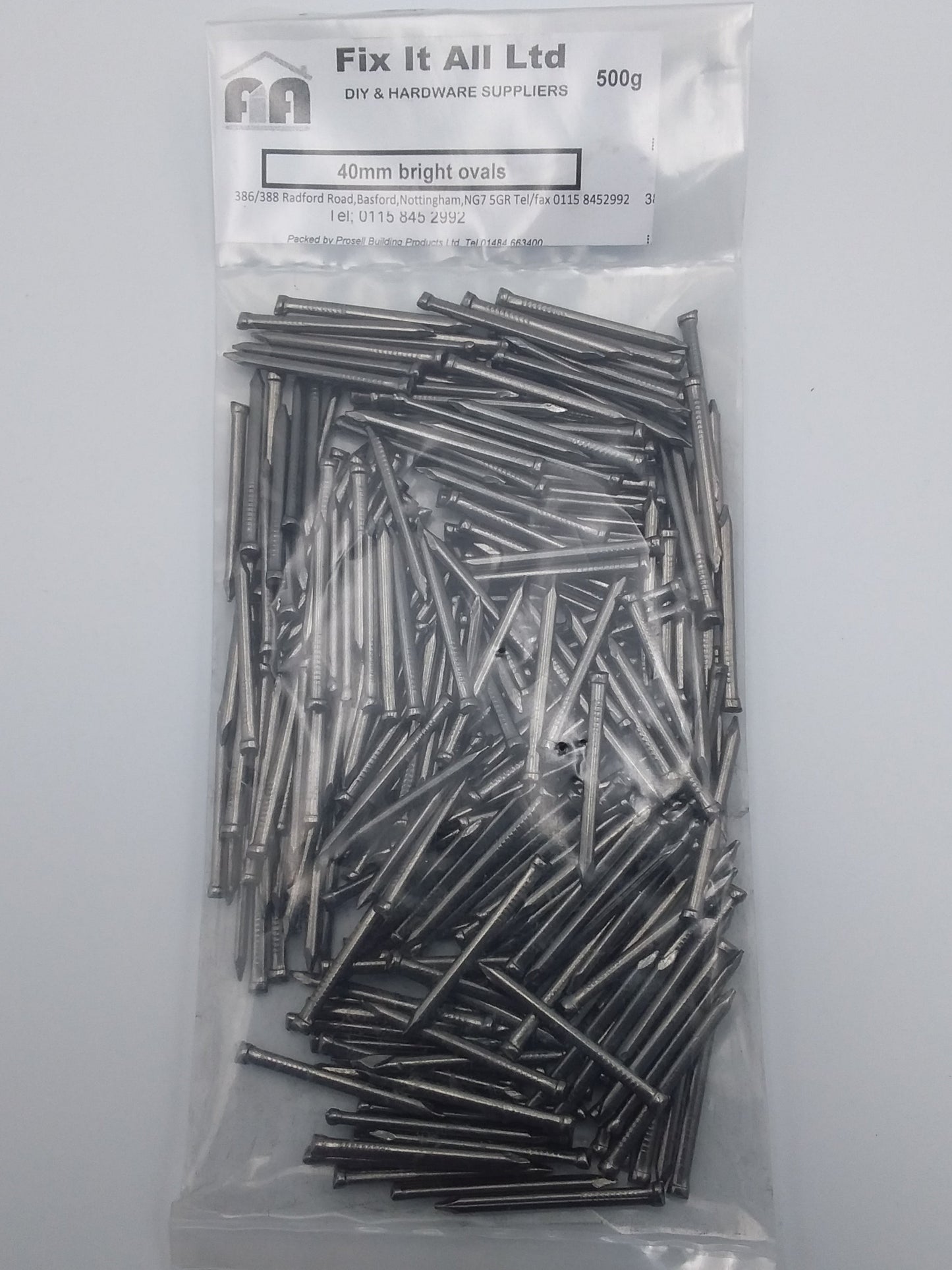 40mm Oval nails 500g
