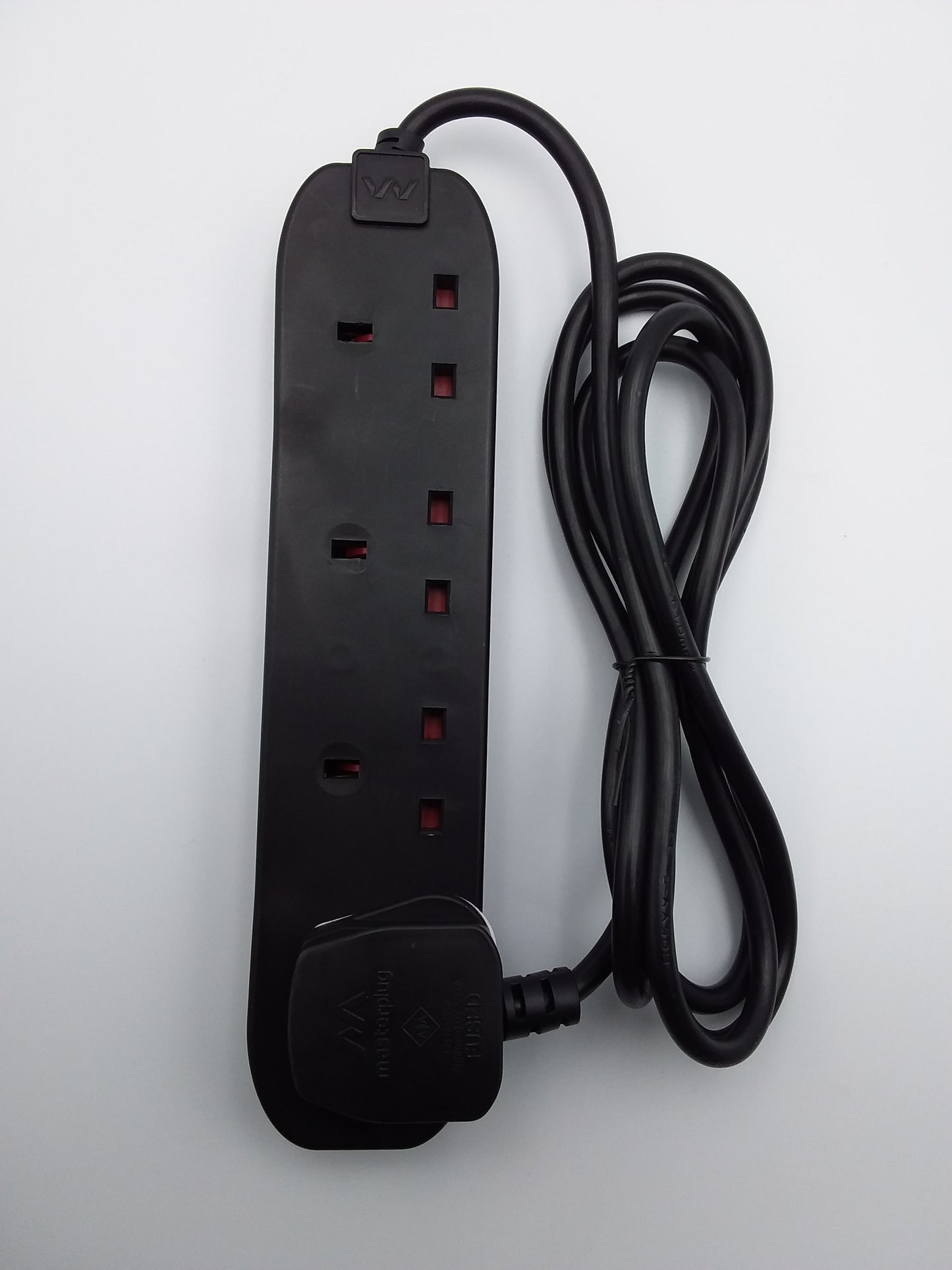 4G x 2m Extension lead black