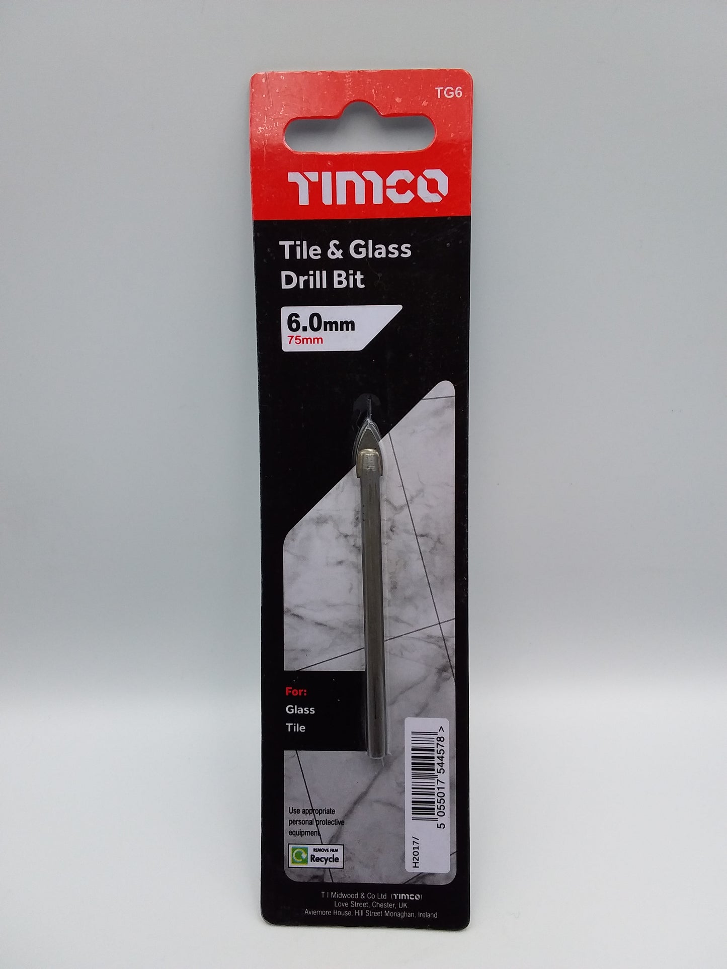 6mm Tile & glass drill bit