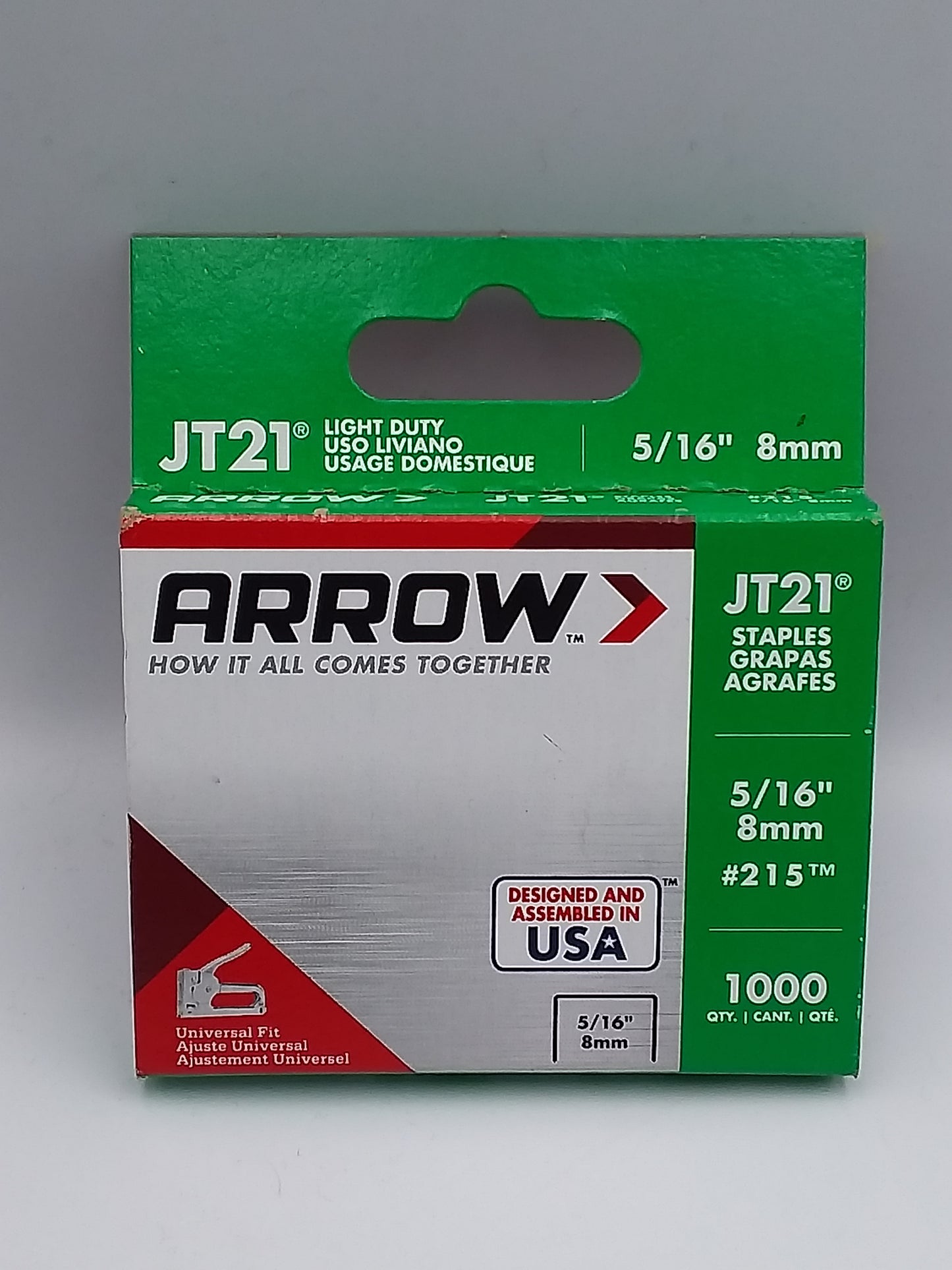 8mm Staples jt21 Pk1000