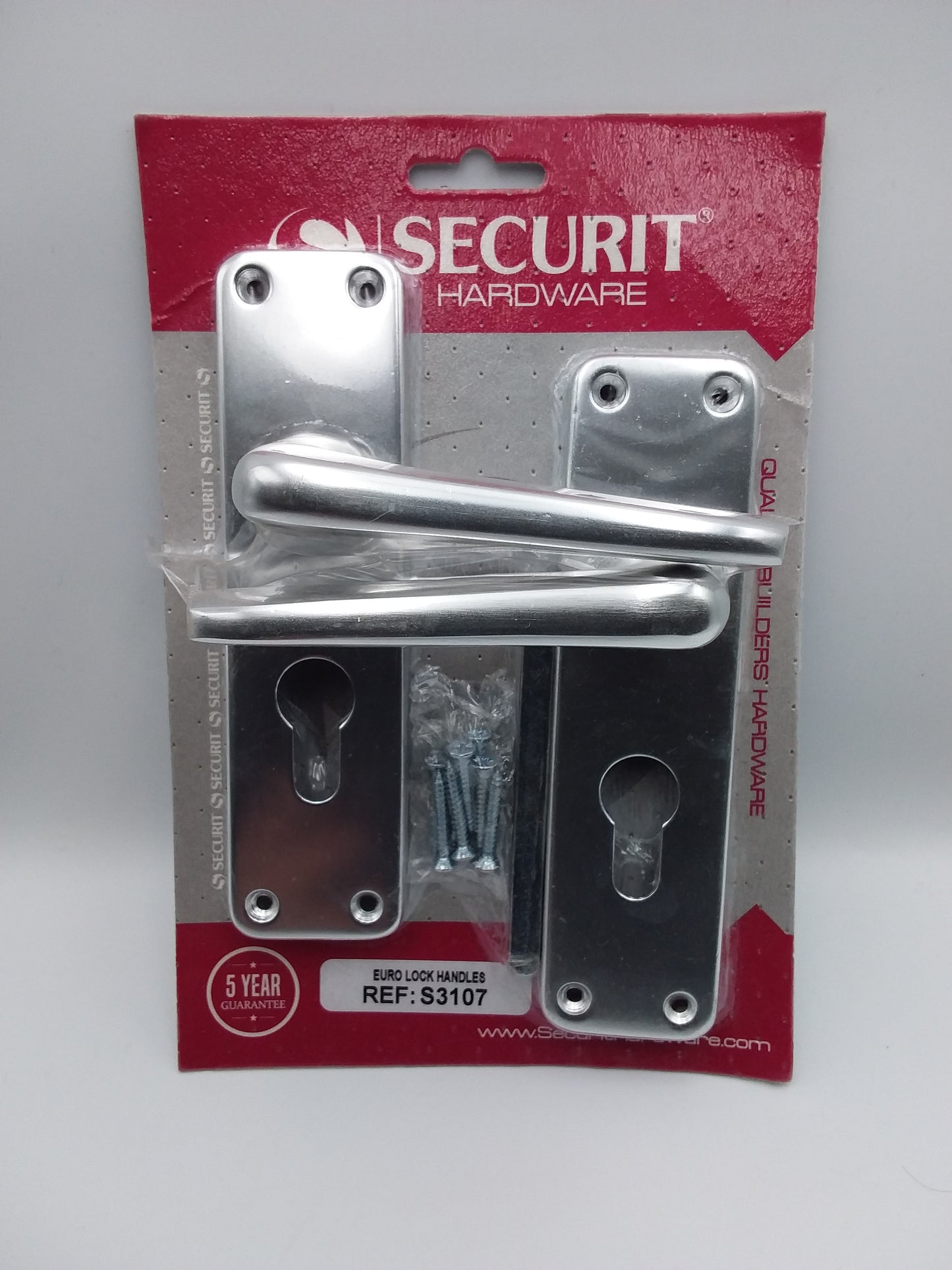 Aluminium euro handles pair