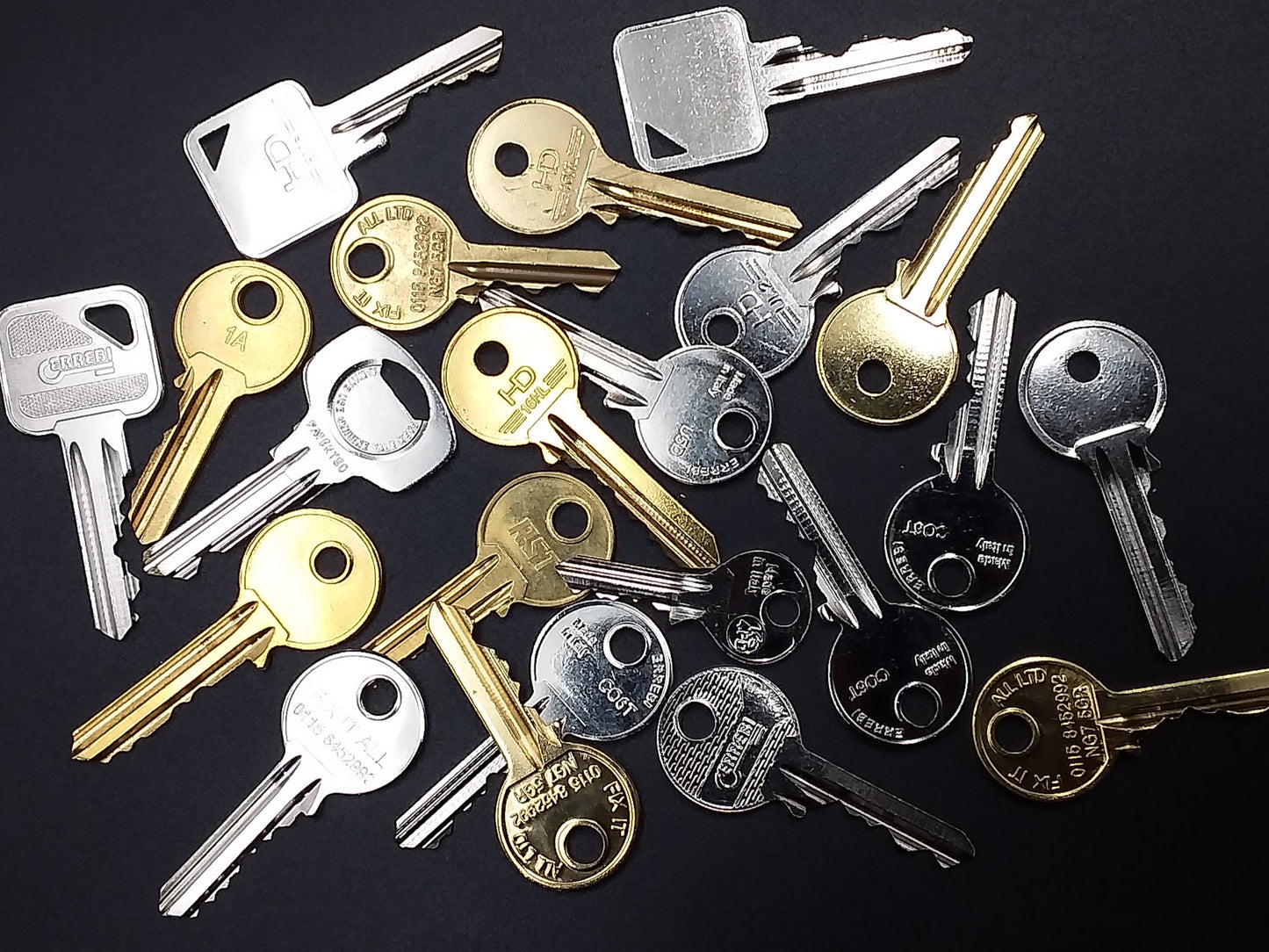 Cylinder key cut qty1