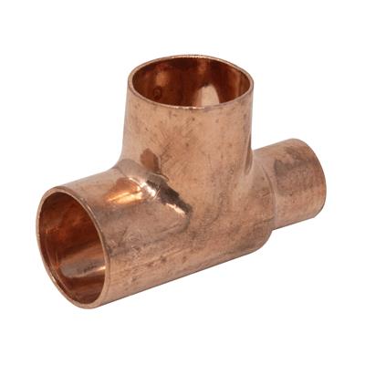 28 x 22 x 28mm End feed tee qty1