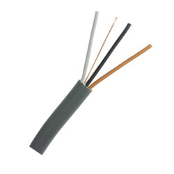 1.5mm x 3 Core & earth cable grey Pr/1m