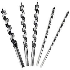 5pc Auger bits set (10,13.19,22 & 25mm)