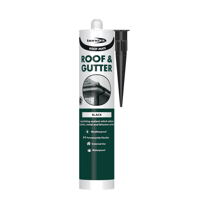 Roof & guttering silicone black C3