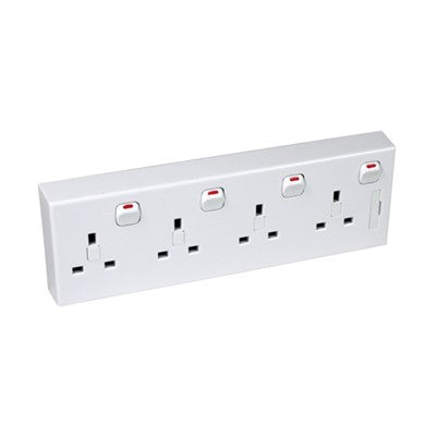 4 Gang socket converter