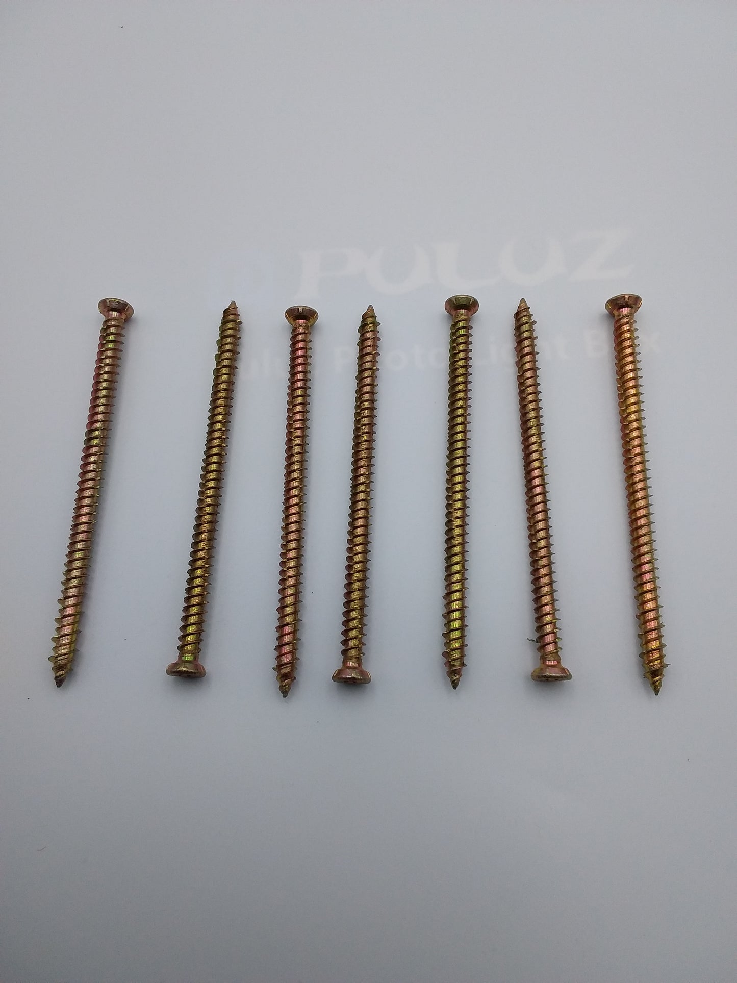 Concrete screws with TX30 torx head.