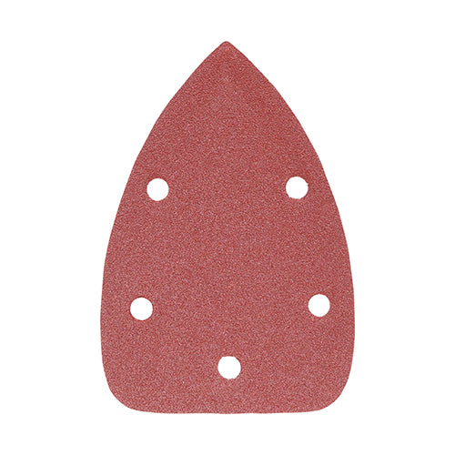 95 x 136mm Detail sanding sheets 120g Pk5