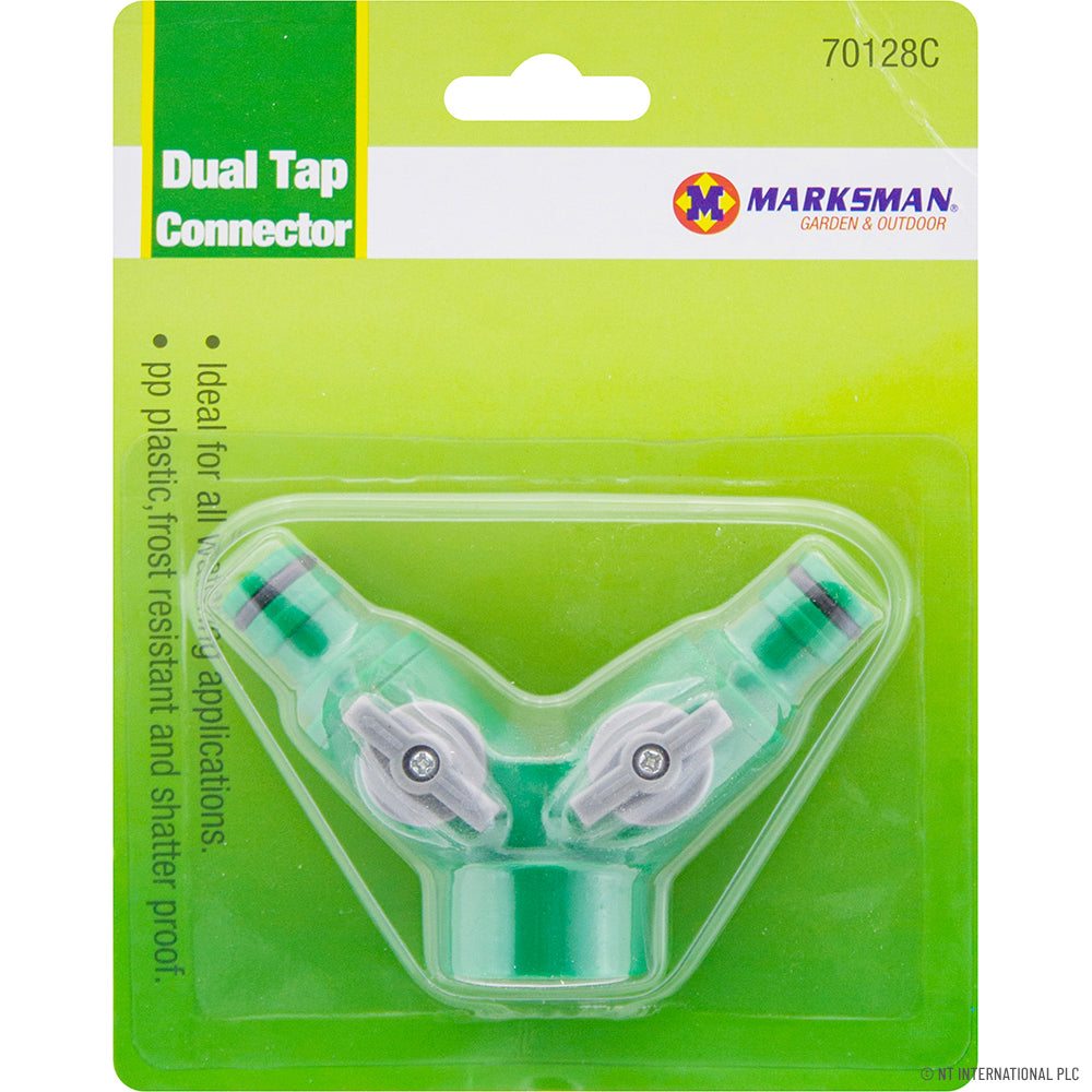 Dual tap connector 3/4"