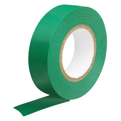 Elect tape green 19mm x 33m