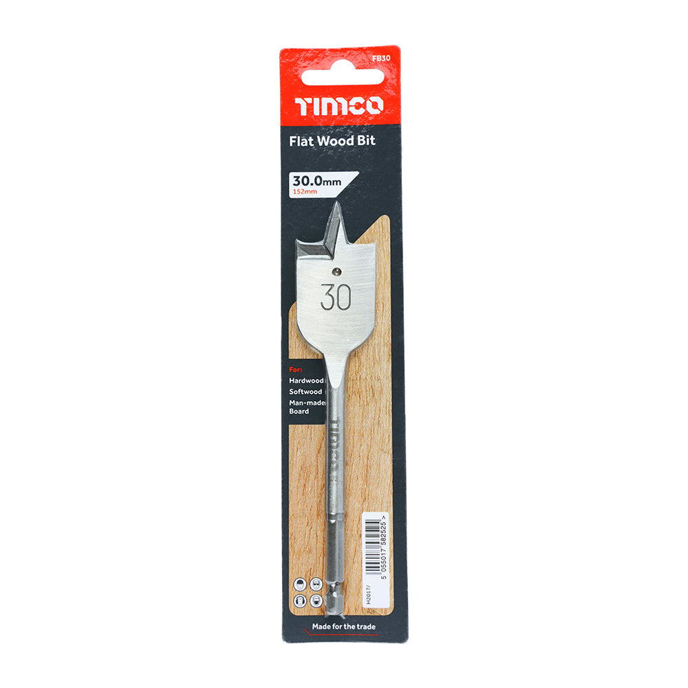 30mm Flat wood bit