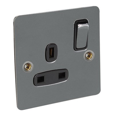 1G Switch socket flat n/b
