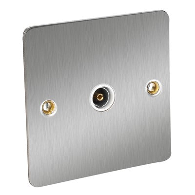 1G TV socket flat s/c/w
