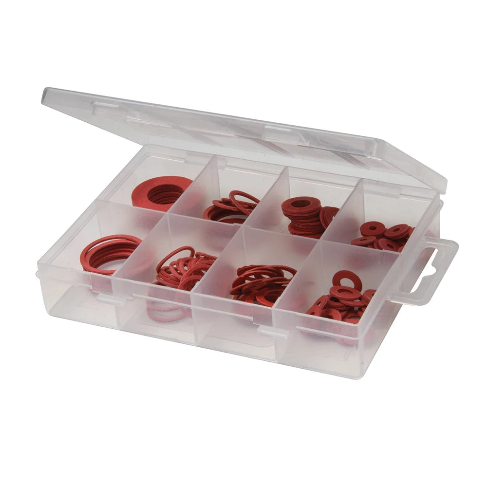 Fibre washers assorted Pk110