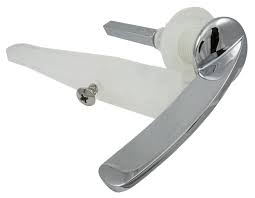 Finger tip flush handle chrome