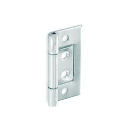 Flush hinges silver 40mm Pk2