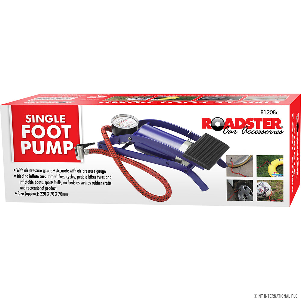 Single foot pump