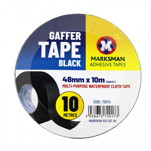 Gaff tape black 48mm x 10mt