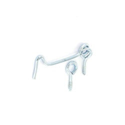 Gate hook & eye 100mm pk2
