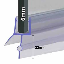 Shower door seal 23mm x 1m